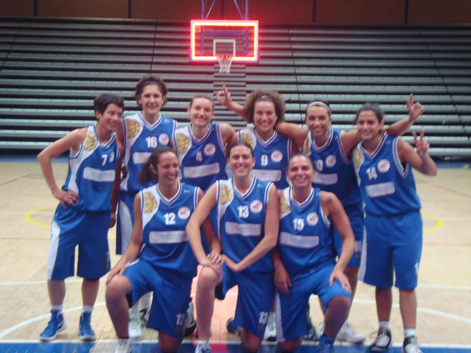 La squadra femminile del Basket Guidonia in Serie B, dall’archivio della società